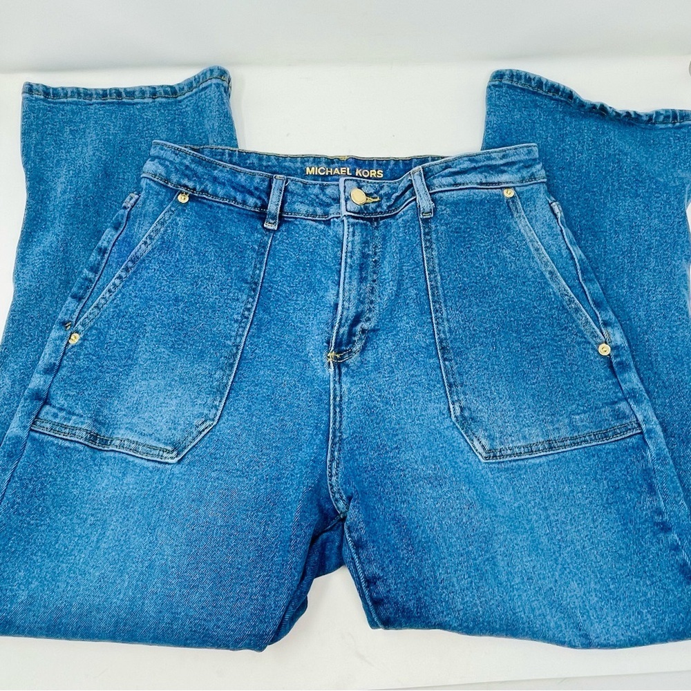 Michael Kors Classic Blue Straight Leg Jeans